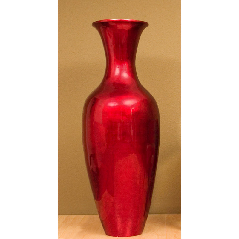 Red Barrel Studio® Kalb Wood Floor Vase & Reviews Wayfair